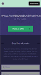 Mobile Screenshot of howdoyoubuybitcoins.com